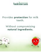Vademecum BIO Strawberry fogkrém gyermekeknek fluoridmentes eper 50 ml