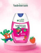 Vademecum Junior 2 in 1 szájvíz és fogkrém 2 az 1-ben gyermekeknek 6+ év 75 ml