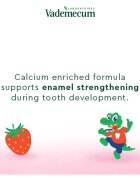 Vademecum Junior Fresh Strawberry fogkrém gyermekeknek 6+ év 75 ml