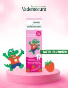 Vademecum My Little Strawberry fogkrém gyermekeknek fluoriddal eper 50 ml