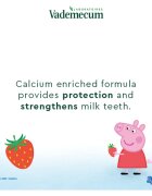 Vademecum Peppa Pig Red Fruit fogkrém gyermekeknek 6 hónapostól 6 éves korig 50 ml
