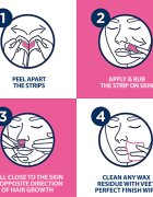 Veet Minima Hypoallergenic szőrtelenítő gyantacsík az arcra 20 db