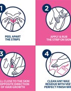 Veet Professional Sensitive Skin szőrtelenítő gyantacsík az érzékeny bőrre 40 db