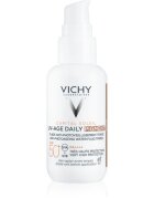 Vichy Capital Soleil Daily SPF50+ védő és tonizáló folyadék arcra SPF 50+ árnyalat Medium 40 ml