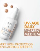 Vichy Capital Soleil Daily SPF50+ védő és tonizáló folyadék arcra SPF 50+ árnyalat Medium 40 ml