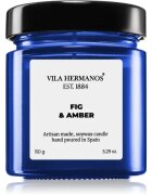Vila Hermanos Apothecary Cobalt Blue Fig & Amber illatgyertya 150 g