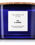Vila Hermanos Apothecary Cobalt Blue Fig & Amber illatgyertya 350 g