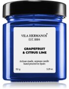 Vila Hermanos Apothecary Cobalt Blue Grapefruit & Citrus Lime illatgyertya 150 g