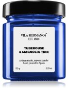 Vila Hermanos Apothecary Cobalt Blue Tuberose & Magnolia Tree illatgyertya 150 g