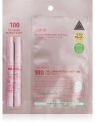 VT Cosmetics Collagen Reedle Shot 100 2 Step Mask kisimító és feszesítő maszk kétfázisú bőrápoláshoz 26.5 g