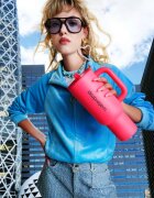 Waterdrop Explorer Tumbler rozsdamentes termosz szívószállal ( limitált kiadás) Neon Pink 1 db
