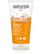 Weleda Kids Happy Orange tusoló krém és sampon gyermekeknek 2 az 1-ben 150 ml