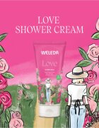 Weleda Love magával ragadó tusfürdő Rose Jasmine and Ylang-Ylang 200 ml