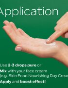 Weleda Serum Drops Skin Food Glow élénkítő szérum egységesíti a bőrszín tónusait 30 ml