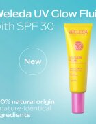 Weleda UV Glow Fluid arc fluid az élénk bőrért SPF 30 30 ml