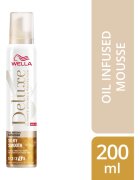 Wella Deluxe Silky Smooth fixáló hab tápláló hatással 200 ml