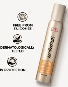 Wella flex Curls Definition fixáló hab a hullámos és göndör hajra 200 ml