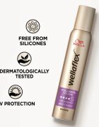 Wella flex Fullness Volume fixáló hab extra erős fixáló hatású gyenge hajra 200 ml