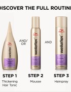 Wella flex Fullness Volume Hajlakk az extra erős tartásért a rugalmas és dús hajért 250 ml