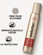 Wella flex Heat Protection fixáló hab a hajformázáshoz melyhez magas hőfokot használunk 200 ml