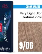 Wella Professionals Color Xpress hajfesték árnyalat Very Light Blonde Natural Violet 9/06 60 ml
