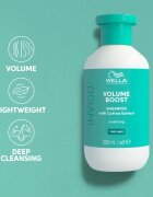 Wella Professionals Invigo Volume Boost tömegnövelő sampon a selymes hajért 1000 ml