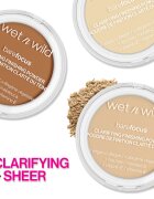 Wet n Wild BareFocus Clarifying Finishing Powder mattító púder árnyalat Fair/Light 6 g