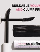 Wet n Wild MegaVolume So Defined tömegnövelő szempillaspirál árnyalat Black 10 ml