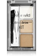 Wet n Wild Ultimate Brow Kit szett a tökéletes szemöldökért árnyalat Soft brown 2.5 g