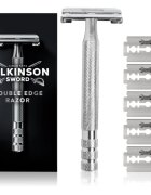 Wilkinson Sword Barber's Style Double Edge borotva + tartalék pengék 5 db