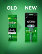 Wilkinson Sword Essentials 3 Sensitive eldobható borotvák 4 db