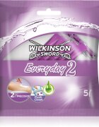 Wilkinson Sword Everyday 2 eldobható borotvák hölgyeknek 5 db