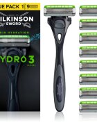 Wilkinson Sword Hydro3 borotva + tartalék fejek 8 db
