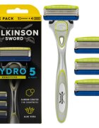 Wilkinson Sword Hydro5 Sensitive borotva + tartalék fejek 4 db