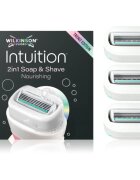 Wilkinson Sword Intuition 2in1 Soap & Shave Nourishing tartalék pengék 3 db