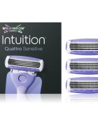 Wilkinson Sword Intuition Quattro Sensitive tartalék kefék 3 db