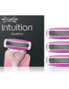 Wilkinson Sword Intuition Quattro tartalék kefék 3 db
