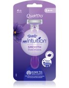 Wilkinson Sword My Intuition Quattro eldobható borotvák Violet Blooms 3 db