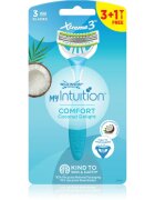 Wilkinson Sword My Intuition Xtreme 3 eldobható borotvák Comfort Coconut Delight 4 db