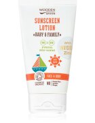 WoodenSpoon Baby & Family védő naptej az egész családnak SPF50 150 ml
