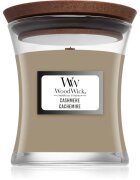 Woodwick Cashmere illatgyertya fa kanóccal 85 g