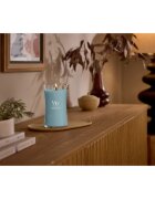 Woodwick Cedarwood & Ocean Moss illatgyertya fa kanóccal 610 g