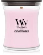 Woodwick Cherry Blossom & Vanilla illatgyertya fa kanóccal 275 g