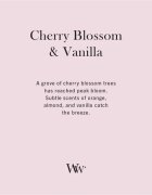 Woodwick Cherry Blossom & Vanilla illatgyertya fa kanóccal 275 g