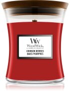 Woodwick Crimson Berries illatgyertya fa kanóccal 85 g