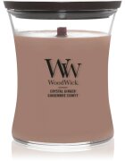 Woodwick Crystal Ginger illatgyertya fa kanóccal 275 g