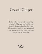 Woodwick Crystal Ginger illatgyertya fa kanóccal 275 g