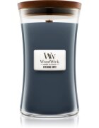 Woodwick Evening Onyx illatgyertya fa kanóccal 609.5 g