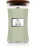 Woodwick Lavender & Cedar illatgyertya fa kanóccal 610 g