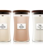 Woodwick Linen Tea & Sea Salt set ajándékszett